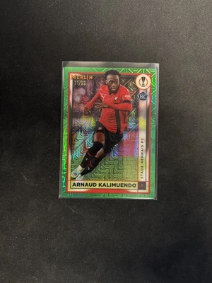 2022 Topps Merlin Chrome UEFA Arnaud Kalimuendo Auto RC Mojo Refractor #/99 - Image 1 of 2