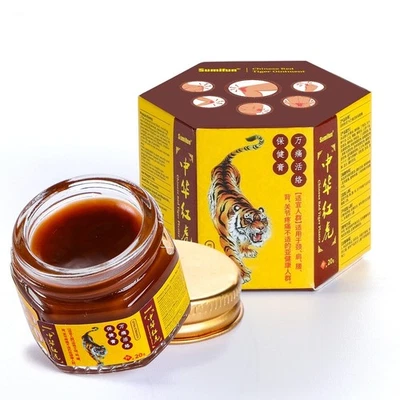 NICHT MARKENGEBUNDEN Ungüento Red Tiger recipiente de vidrio ungüento para aliviar el dolor masaje ungüento activador