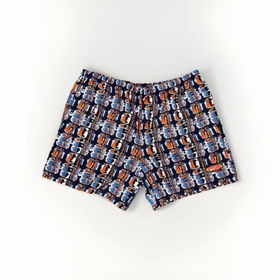 Bañador Pantalones Cortos Nike Vintage Años 90 XL Arte Abstracto Geométrico Estampado Completo Foto 1 de 4