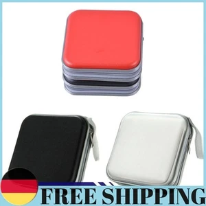 40 pièces capacité disque CD DVD portefeuille rangement organisateur étui support (rouge) - Photo 1/10