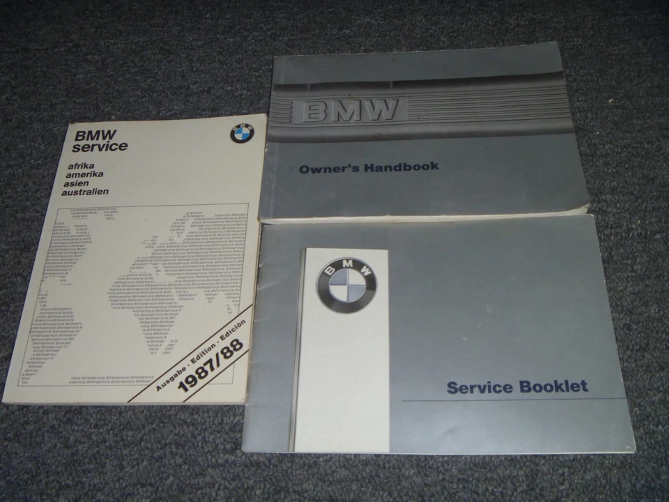 BMW Serie 7 735i 750iL 1988 manual del propietario conjunto de guía del usuario Foto 1 de 1