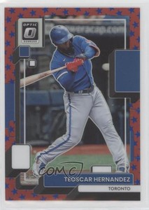 2022 Panini Donruss Optic Liberty Prizm /25 Teoscar Hernandez #123