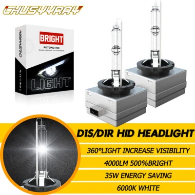 PARA BMW 650i 2008 2009 2010 D1S 6000K HID faros luces altas bajas 2 un. Foto 1 de 4