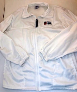 Team USA Olympic Committee Jacket Large Mens Full Zip Track Made in USA White - Picture 1 of 7