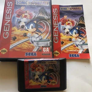 Sonic The Hedgehog Spinball / Pinball SEGA Genesis Game Complete - Picture 1 of 6
