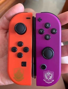 Nintendo Switch Pokemon Scarlet Violet JoyCon Official Product Pair (Preowned) - Picture 1 of 1