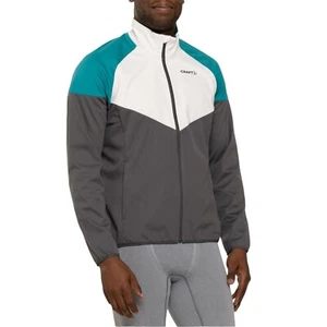 Chaqueta Craft Glide Para Hombre XXL Blanca Gris Verde Cremallera Completa Impermeable A Prueba de Viento Nueva Con Etiquetas - Imagen 1 de 15