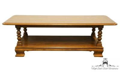 ETHAN ALLEN Реликвия Мускатный орех Клен Колониальный Ранний Американский 50" Акцент Кофе T... - Изображение 1 из 4