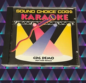 Sound Choice CDG Plus Karaoke - CDG Demo Not For Resale CD - Picture 1 of 5