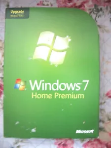 Microsoft Windows 7 Home Premium Upgrade 32 bit & 64 bit DVD 's for your PC - Picture 1 of 6