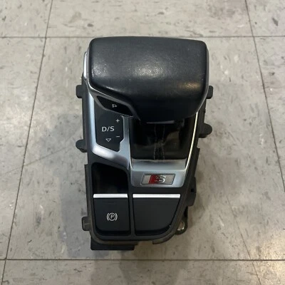 2018-2020 AUDI SQ5 TRANSMISSION GEAR SELECTOR SHIFTER 80B713041F BOOT HAS RIPS Foto 1 de 4