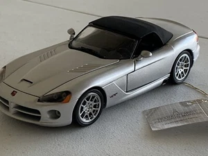 Franklin Mint Die Cast 2003 Dodge Viper SRT-10 Silver Limited Edition No Box - Picture 1 of 8