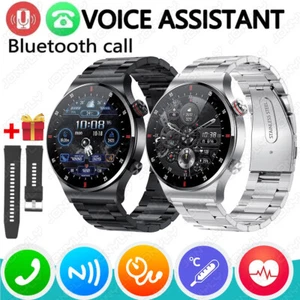 Smartwatch dla mężczyzn Bluetooth NFC Tlen krwi Tętno Sport Fitness Tracker - Zdjęcie 1 z 16