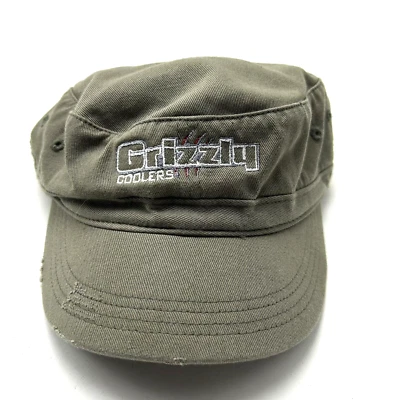 Boné Grizzly Coolers militar cadete verde alça atividades ao ar livre B320D - Imagem 1 de 4