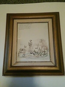 A Scout with the Buffalo Soldiers Camp Print By Frederick Remington Framed MLM - Picture 1 of 10