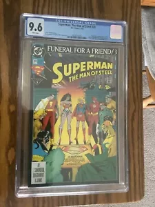 Superman: The Man of Steel #20 CGC 9.6 (Feb 1993, DC) Louise Simonson, Funeral - Picture 1 of 1