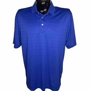PGA TOUR Polo Shirt Mens XL Blue Golf Performance Airflux Wicking Casual S/S - Picture 1 of 7