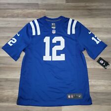 Nike Men's Indianapolis Colts Andrew Luck Game Jersey Blue Large