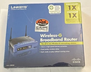 NEW & SEALED LINKSYS WRT54G Wi-Fi Wireless-G Broadband Router 2.4 GHz High Speed - Picture 1 of 5