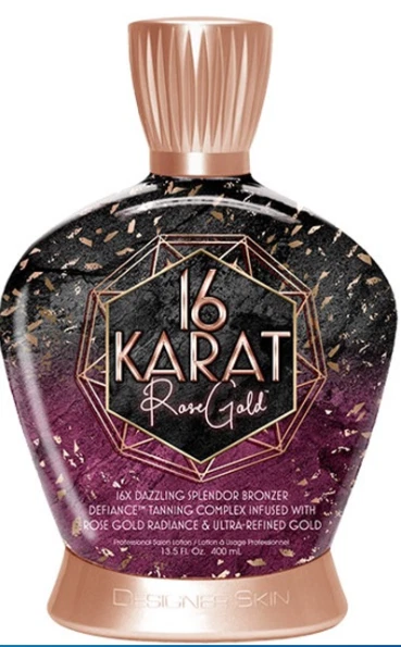 Designer Skin 16 Karat Rose Gold Dazzling Bronzer Tanning Lotion 13.5oz - Image 1 of 1