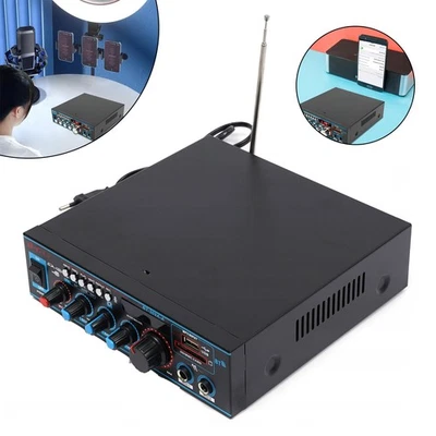 Amplificatore Digitale Bluetooth,Amplificatore Ricevitore Audio Stereo,Amplificatore Hi-Fi - Immagine 1 di 4