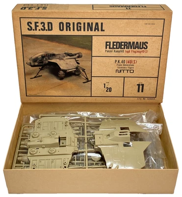 NITTO 1/20 Kit SF3D fledermaus Maschinen Krieger KOW YOKOYAMA 1980s From Japan - Image 1 of 4
