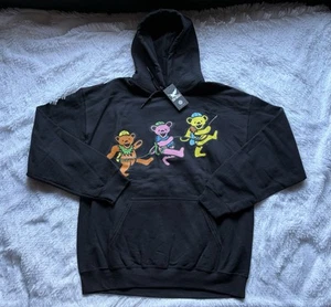 Nueva sudadera con capucha negra para hombre CHINATOWN MARKET x GRATEFUL DEAD PMA talla grande - Imagen 1 de 8