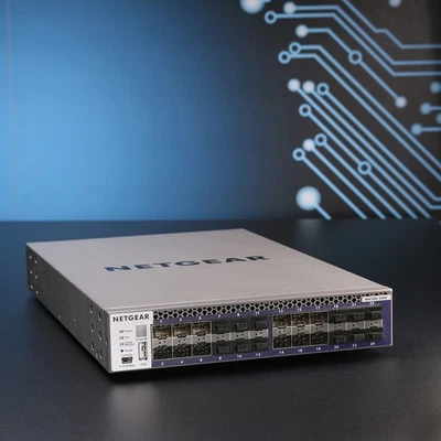 Netgear ProSAFE M4300-24XF 10G Managed Switch // 2x RJ-45/SFP+, 22x SFP+ - Image 1 of 4