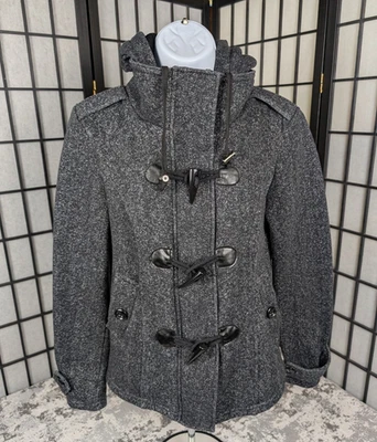 Full Tilt Anthropologie Women's Gray Full Zip Hooded Jacket Juniors M Chest 34" - Image 1 of 4
