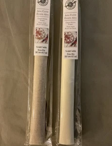 Loops & Threads Aida 14 Ct Aida Cloth - White & Oatmeal - 15" x 18" - Picture 1 of 1