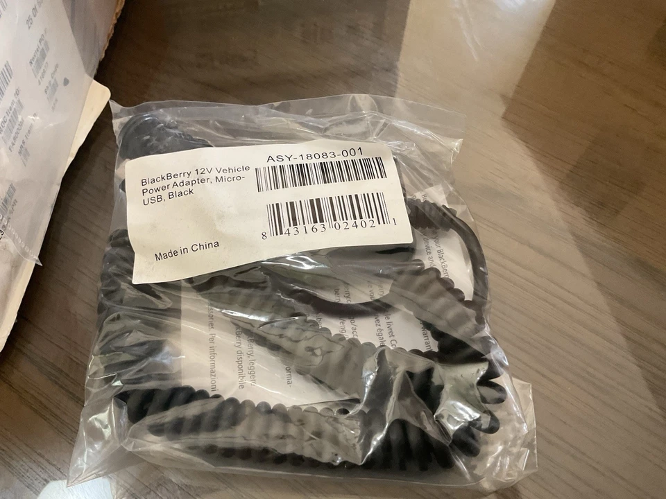 NEW BlackBerry 12v VPA Micro Charge usb ASY-18083-001 - Image 1 of 1