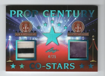 Pop Century 2019 Leaf Prop Co-Stars PC2-11 Kim & Kourtney Kardashian #4/25 - Image 1 of 4