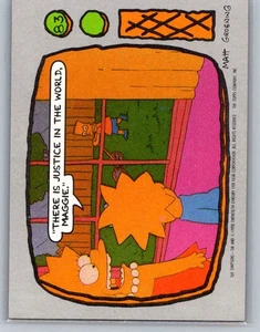 1990 Topps The Simpsons #83 There is justice in the world, Maggie - Bild 1 von 2