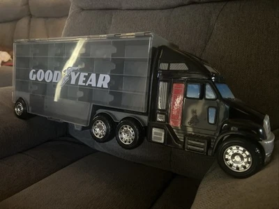 Vintage Goodyear Hard Plastic Die Cast Carrying Case Semi Truck - Image 1 of 4
