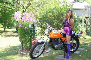 kunst poster drucke motorrad pin up poster 16x20  - Bild 1 von 1