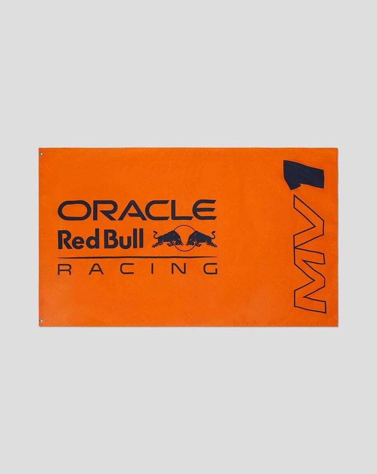 Red Bull Racing F1 Max Verstappen Flag - Orange - Image 1 of 1