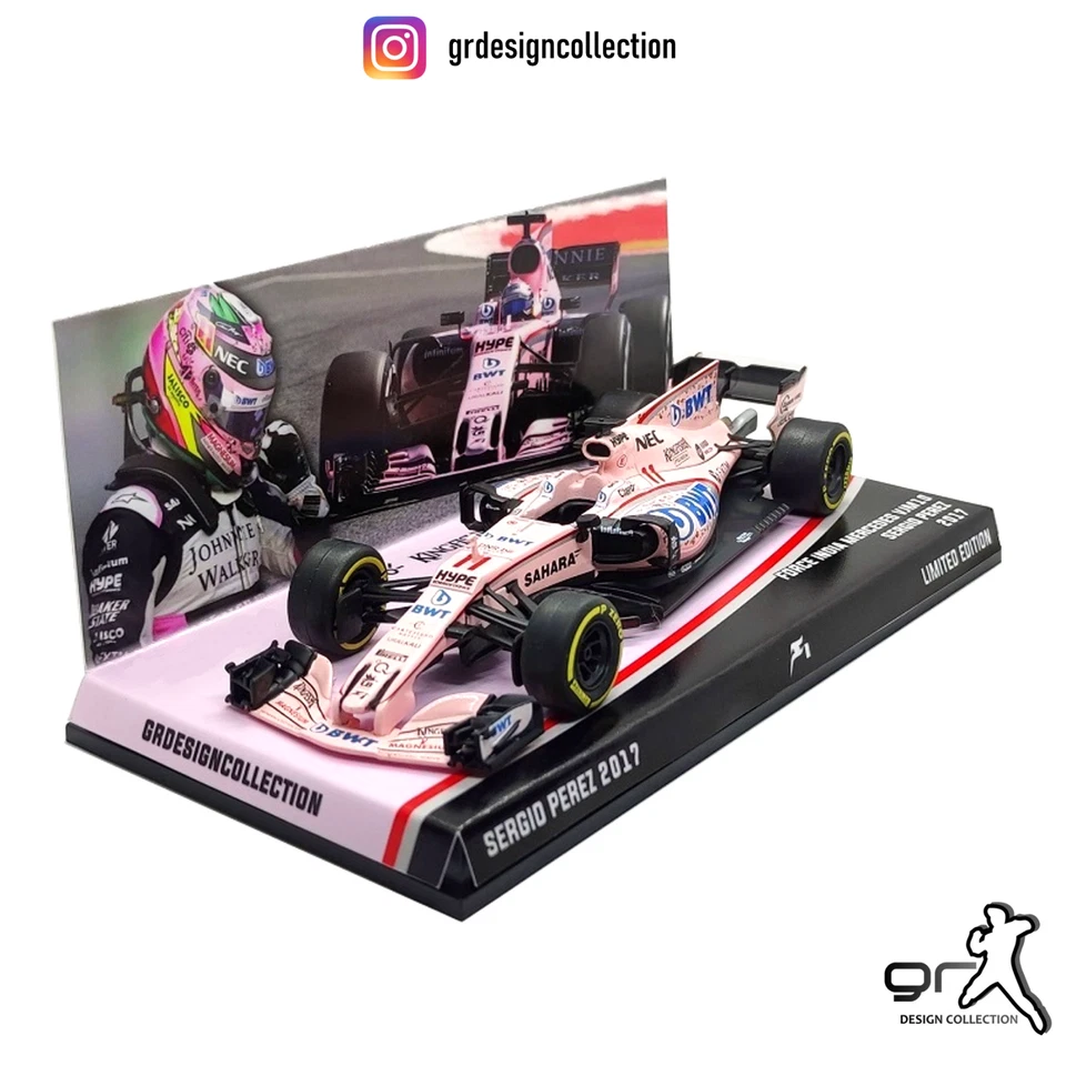 Sergio Perez - Force India VJM10 - F1 Spanish GP 2017 / IXO Altaya / 1:43 - Immagine 1 di 4