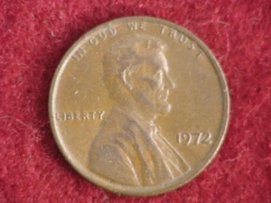 1972-P Lincoln Cent Doubled Die Obverse # 5 WDDO-005 - XF - Picture 1 of 9