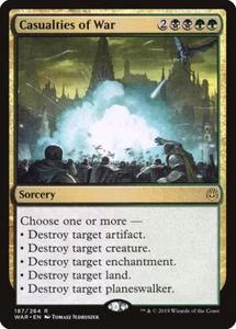 + Casualties of War near mint englisch War of the Spark Rare Magic the Gathering - Bild 1 von 1