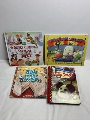 Children's Cookbooks Cooking with Kids Baking Desserts Snacks Meals lot of 4 - Image 1 of 4