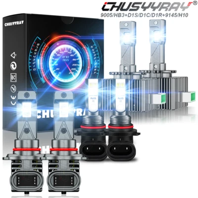 Para Mercury Montego 2005-2007 Reemplace Faro HID Bombilla antiniebla haz alto/bajo Foto 1 de 4