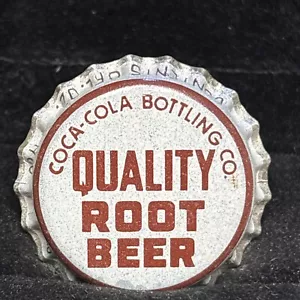 Vintage Coca-Cola Quality Root Beer Original Bottle Cap Cork Back #678 - Picture 1 of 19