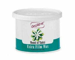 NEW - Depileve Professional Monoi of Tahiti Extra Film Wax 14.1oz. 400g