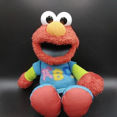 Linda figura divertida de peluche para niños Sesame Street Talking ABC Elmo Foto 1 de 4