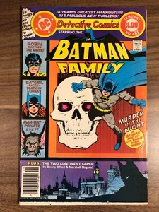 Detective Comics #481 (Dec 1978-Jan 1979, DC) Batman Family Skull Cover - Picture 1 of 12