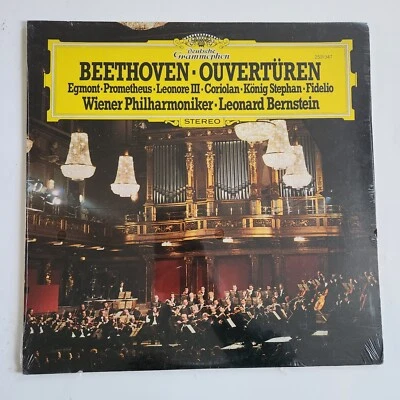 Leonard Bernstein Beethoven Overture Wiener Philharmonic Deutsche Grammophon LP - Image 1 of 4