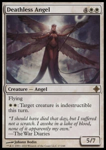 MTG DEATHLESS ANGEL SIGNED EXC - ANGELO IMMORTALE - ROE - MAGIC - Imagen 1 de 1