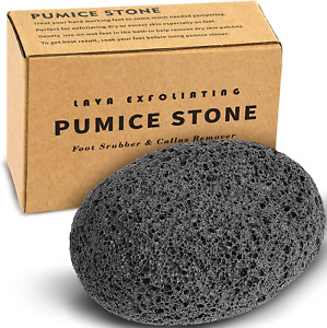 Natural Pumice Stone for Feet - Lava Foot Exfoliator Scrubber Pedicure