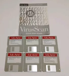McAfee VirusScan For Windows 95, NT, 3.1x, DOS 3.5" Floppy Disks - (6 Disks) - Picture 1 of 9