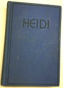 VIintage1933  Heidi  by Johanni Spyri Hardcover  Beautiful color frontispiece   - Picture 1 of 7